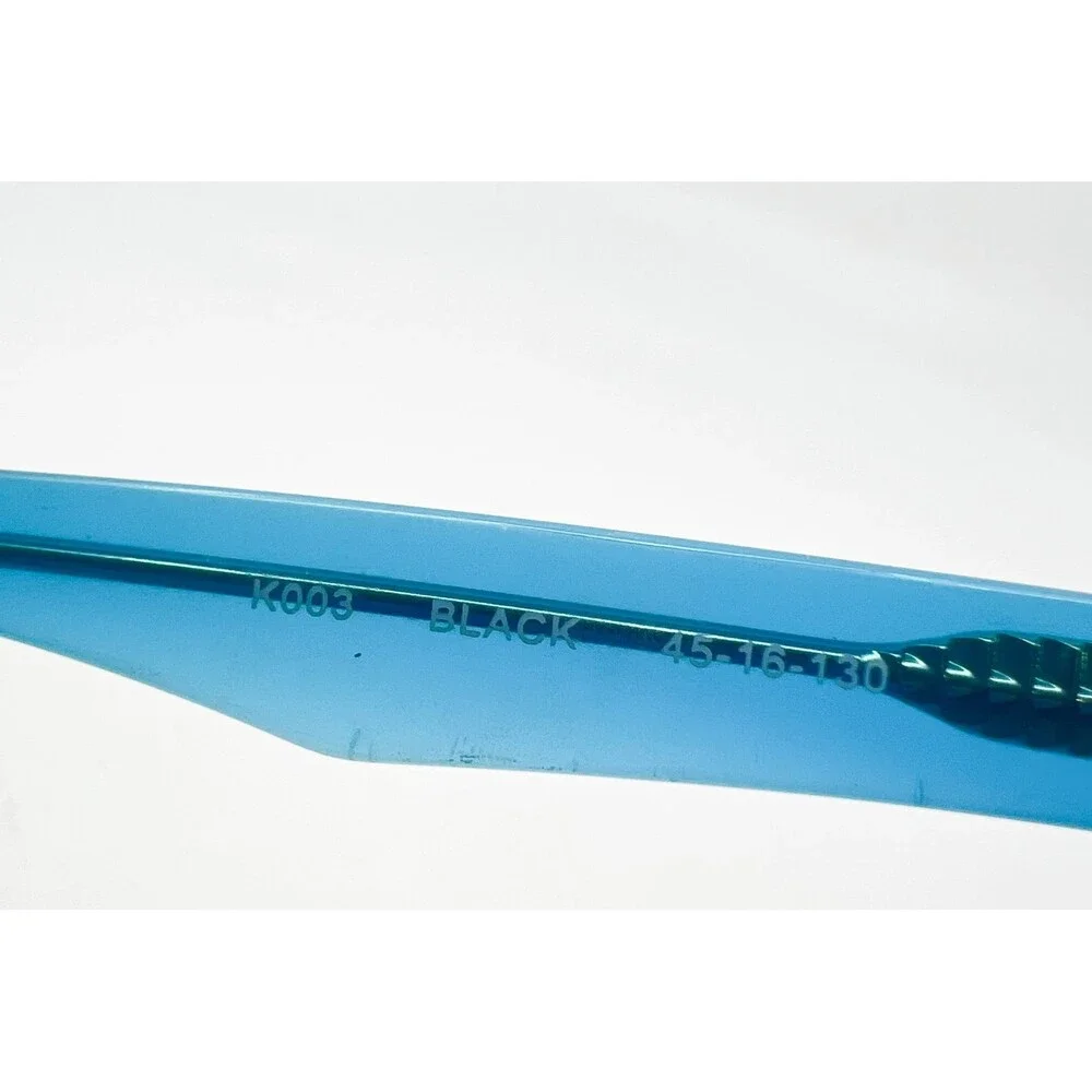 Converse K003 Black Blue Rectangular Eyeglasses Frames 45-16-130 Kids Youth